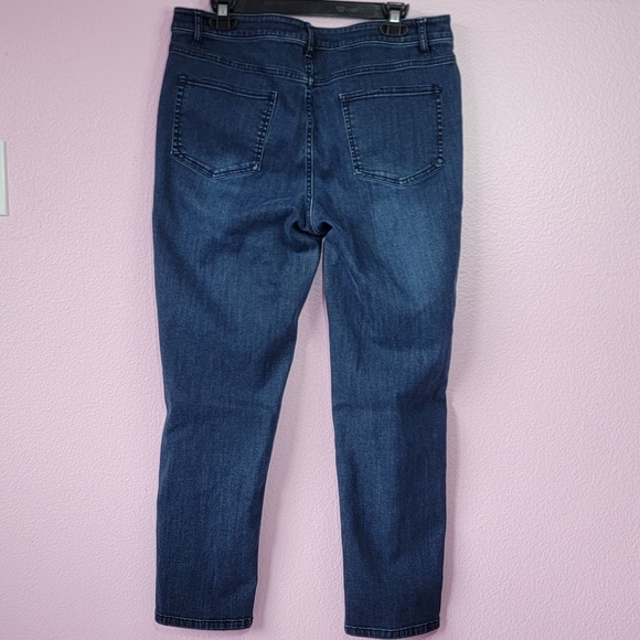 J JILL SMOOTH FIT  SLIM ANKLE JEANS/ 12. - Picture 2 of 9